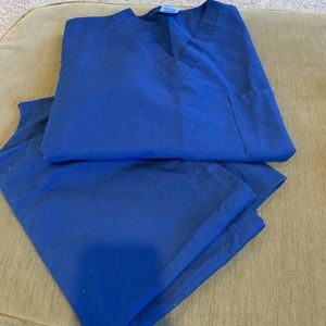 Navy blue Unisex scrubs